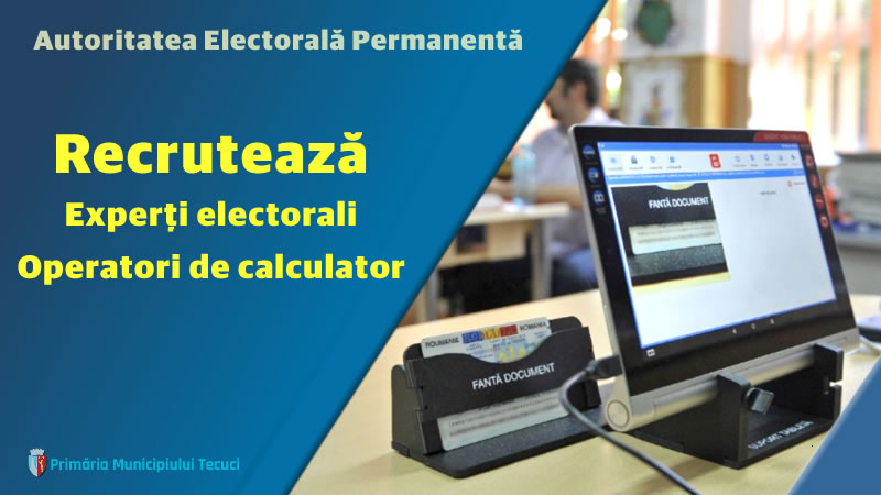 AEP campanie de recrutare a Experţilor şi a Operatorilor de calculator ...